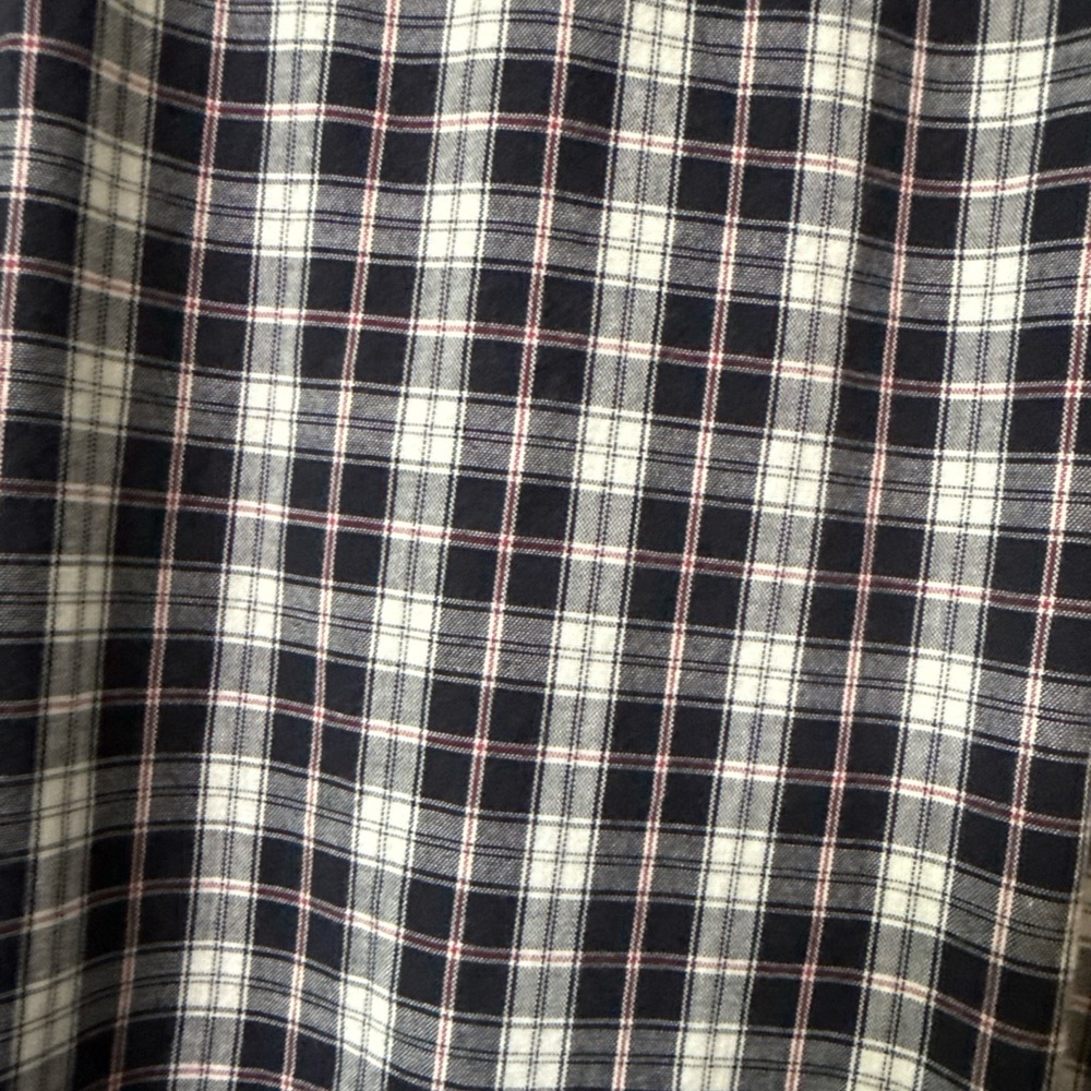 #765 Banana Republic Men’s Plaid Long Sleeve Button-Down Shirt Size XL - Picture 11 of 11